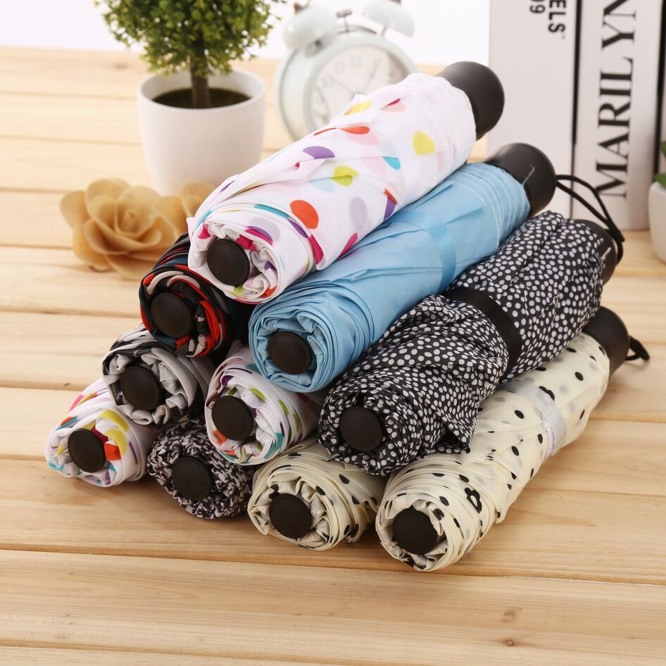 21寸8K三折手开便宜超迷你雨伞