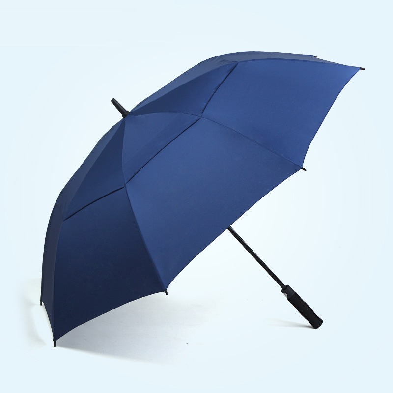 30寸直骨自动双层高尔夫广告伞