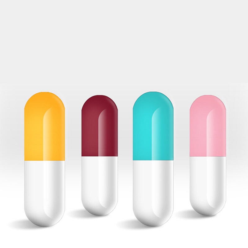 五折手开袖珍胶囊伞 黑胶防晒伞