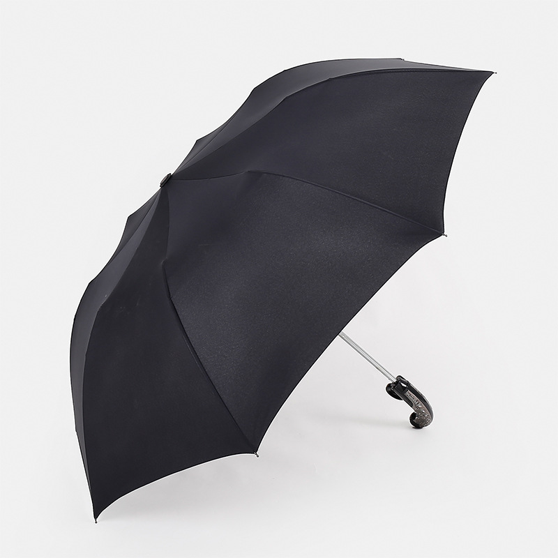 23寸8K两折自动折叠枪伞